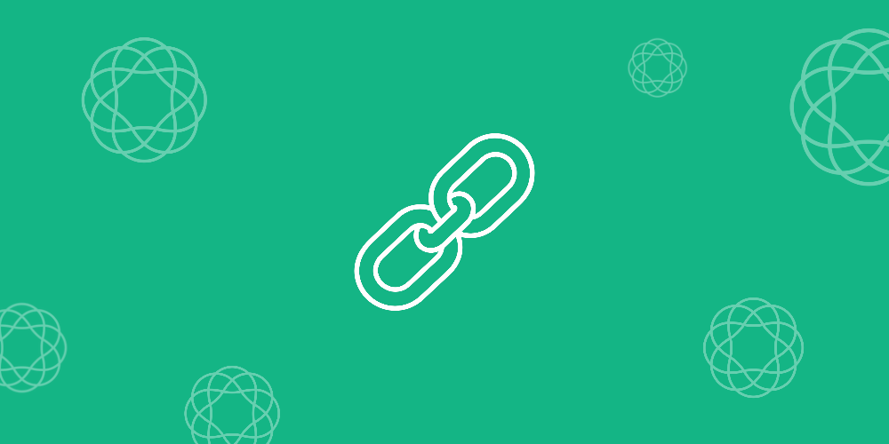 Chain link graphic illustrating the six-link 