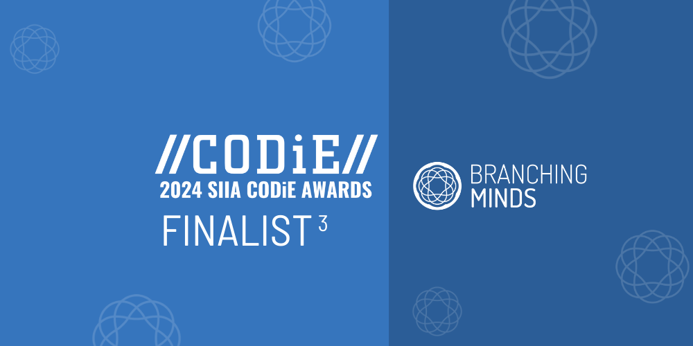 Branching Minds Named Finalist for Three Prestigious SIIA CODiE Awards
