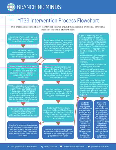 MTSS Intervention Process Flowchart