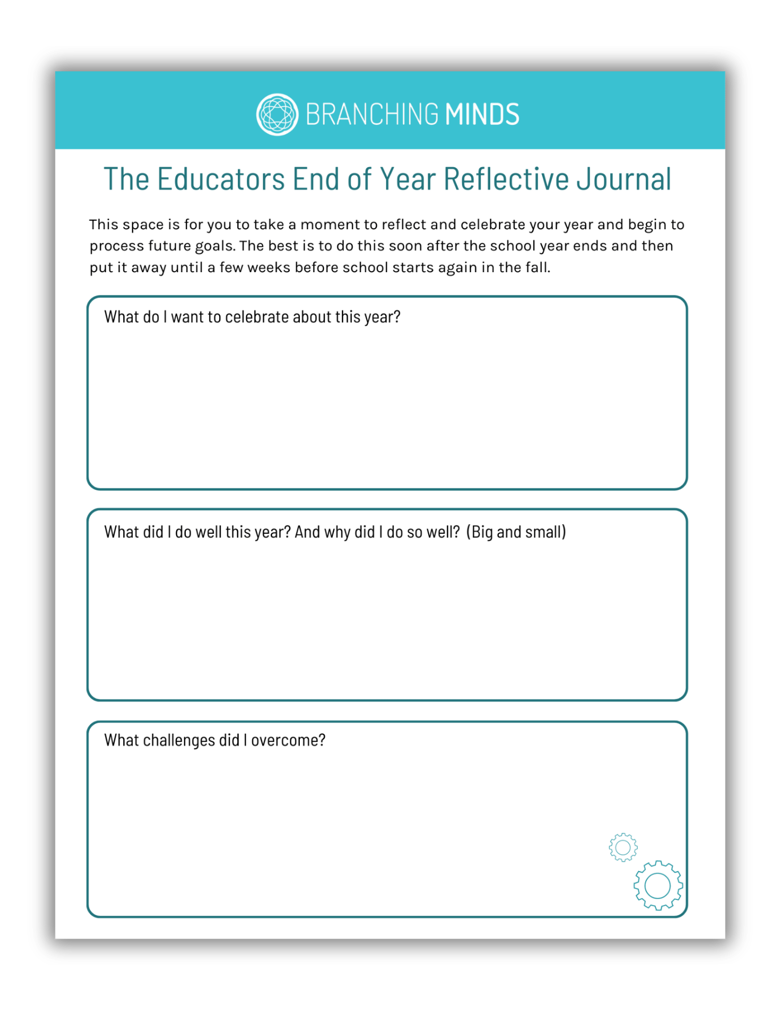 The Educators End of Year Reflective Journal - Branching Minds (1)