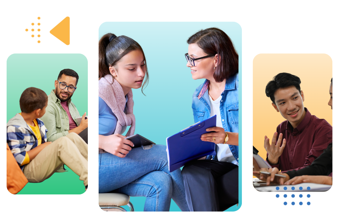 School reviewing behavior data and MTSS dashboards in Branching Minds software