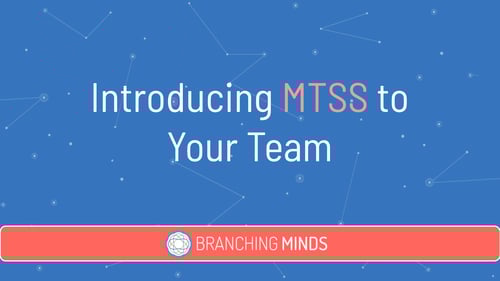 Introducing MTSS to Your Team