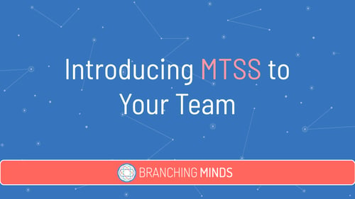 Introducing MTSS to Your Team