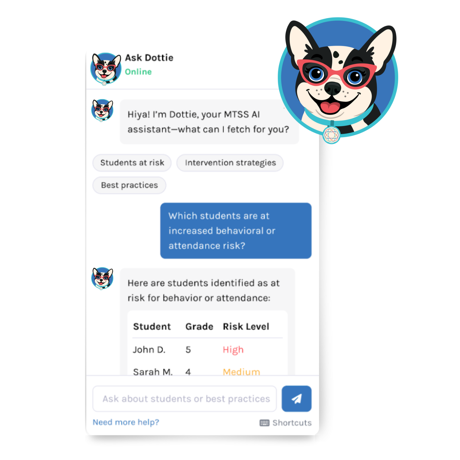 Dottie Whats New Chat
