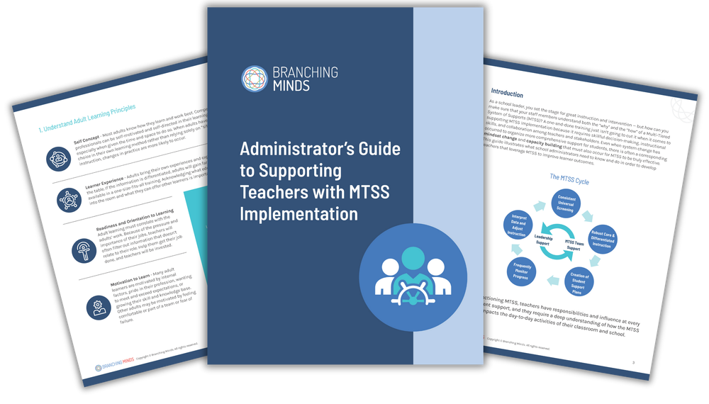 Administrator’s Guide to Supporting Teachers with MTSS Implementation