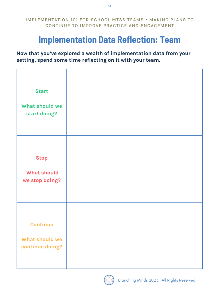 implementation data reflection