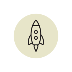 Mission icon beige