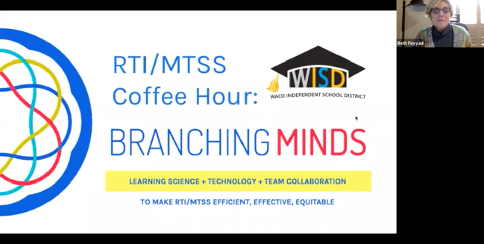 RTI / MTSS Coffee Hour with Waco ISD (Feb '20 video) Image