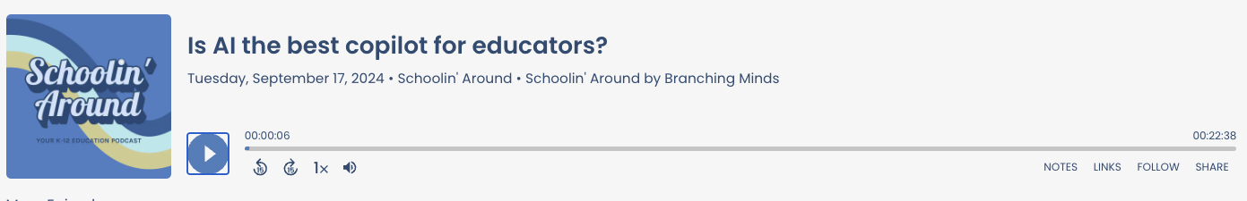 Is AI the best copilot for educators (podcast)