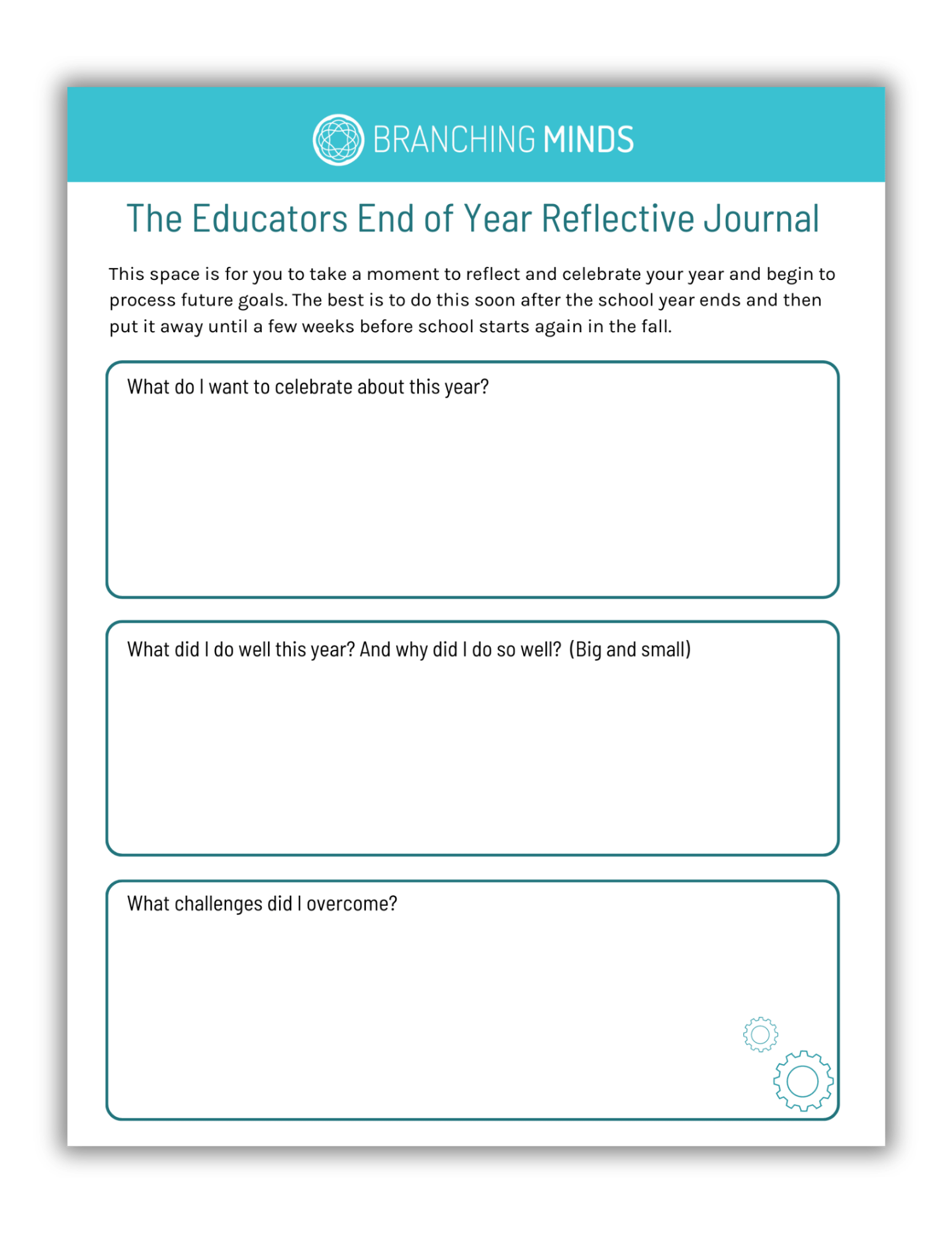 The Educators End of Year Reflective Journal - Branching Minds (1)