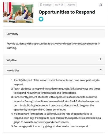 Respond and Feedback MTSS