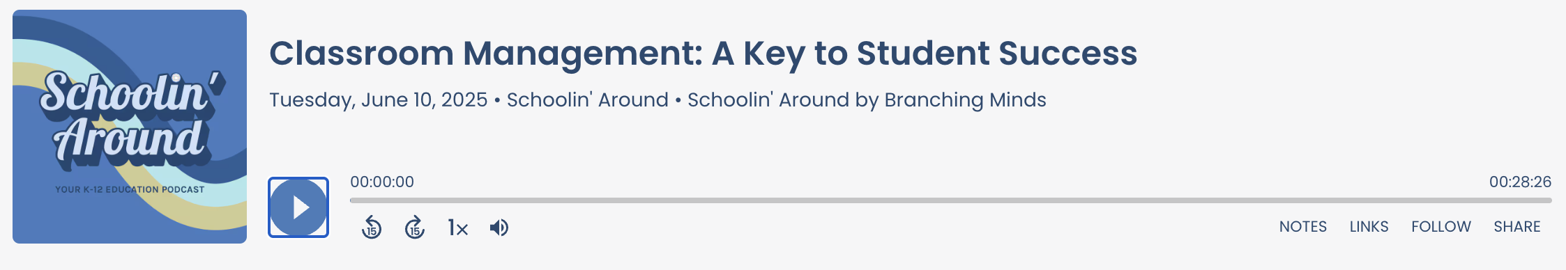 Classroom Management Key to Student Success