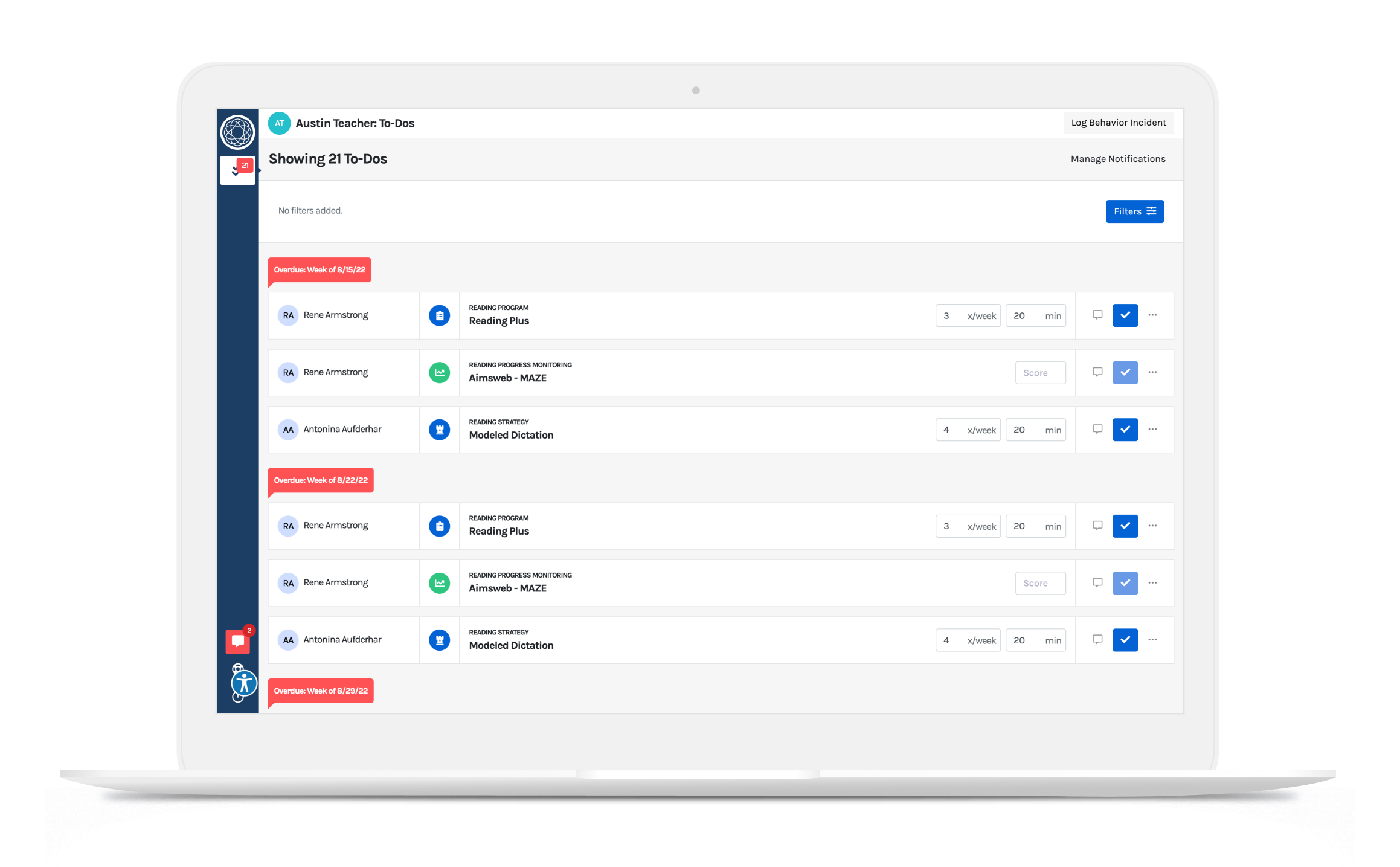 Branching Minds To-do list