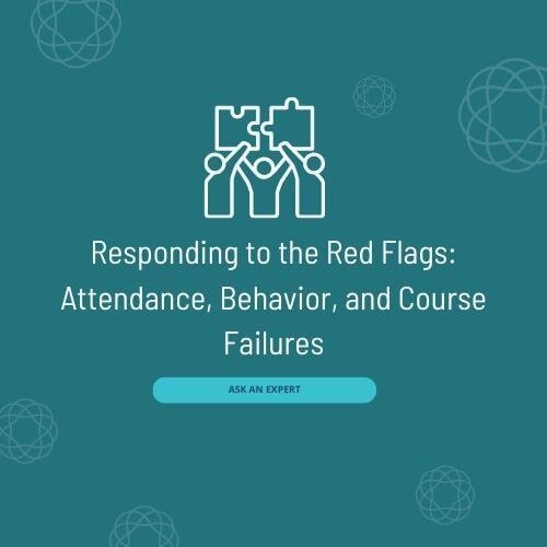 Responding to the Red Flags Attendance, Behavior, and Course Failures
