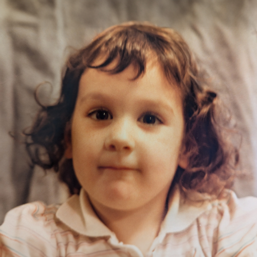 Julie Mulderig as a kid