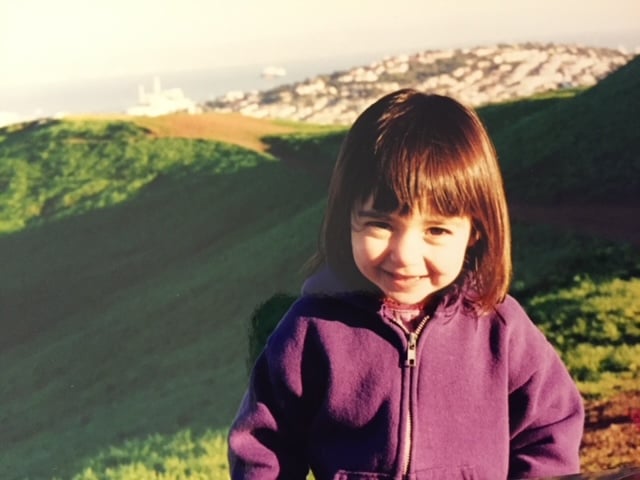 Rachel Neuhoff as a kid
