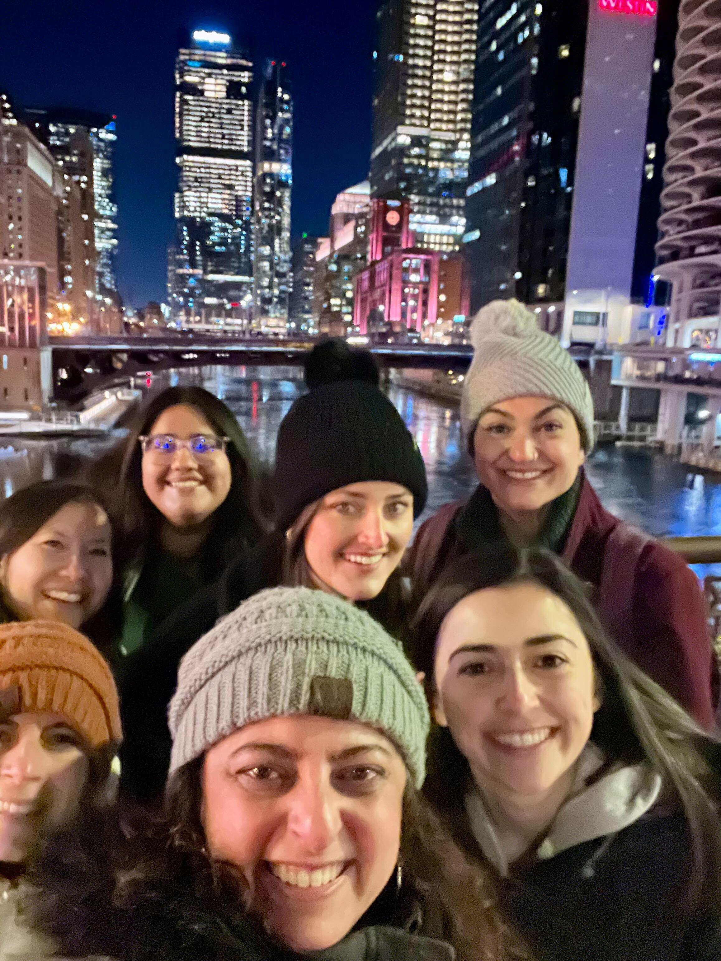 Ellina, Jasmyn, Erin, Razan, Alexandra, Beneen, Rachel - Sales Retreat 02.21.25