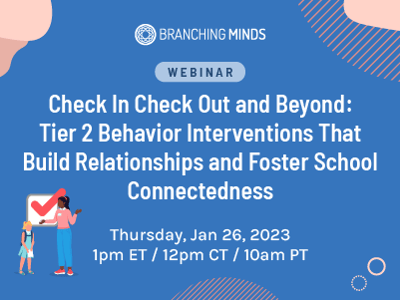 Check in MTSS behavior webinar