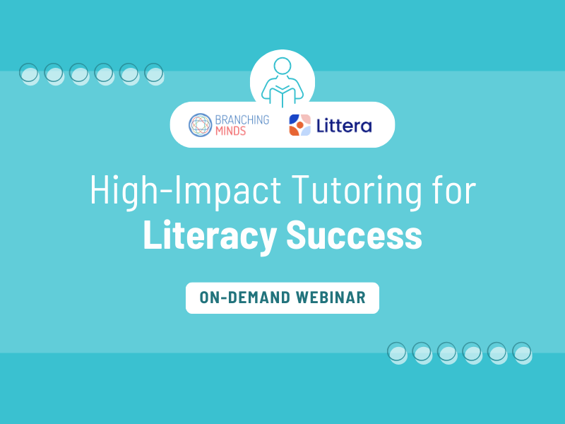High-Impact Tutoring for  Literacy Success  - preview on demand