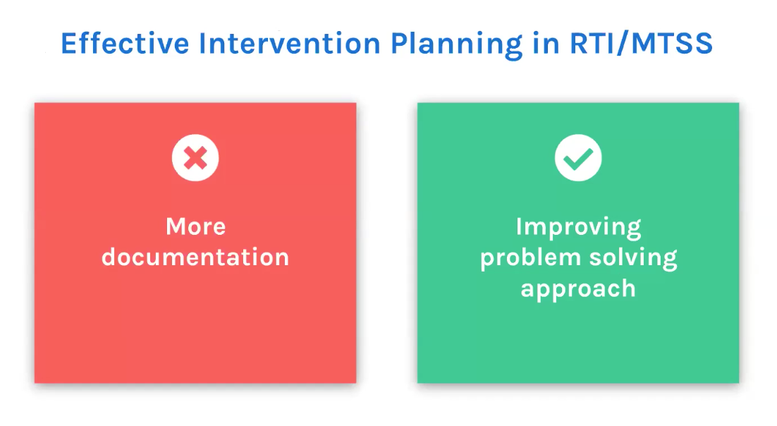On Demand Webinar - Successful intervention planning in RTI / MTSS to improve student outcomes
