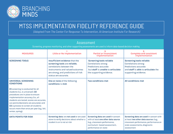 MTSS Implementation Framework Template