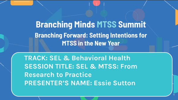 SEL & MTSS: From Research to Practice