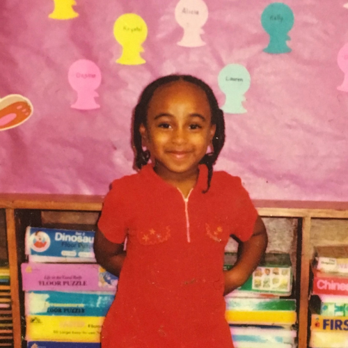 Deniqua Antoine as a kid