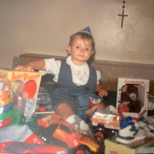 Rafael Olszewski as a kid